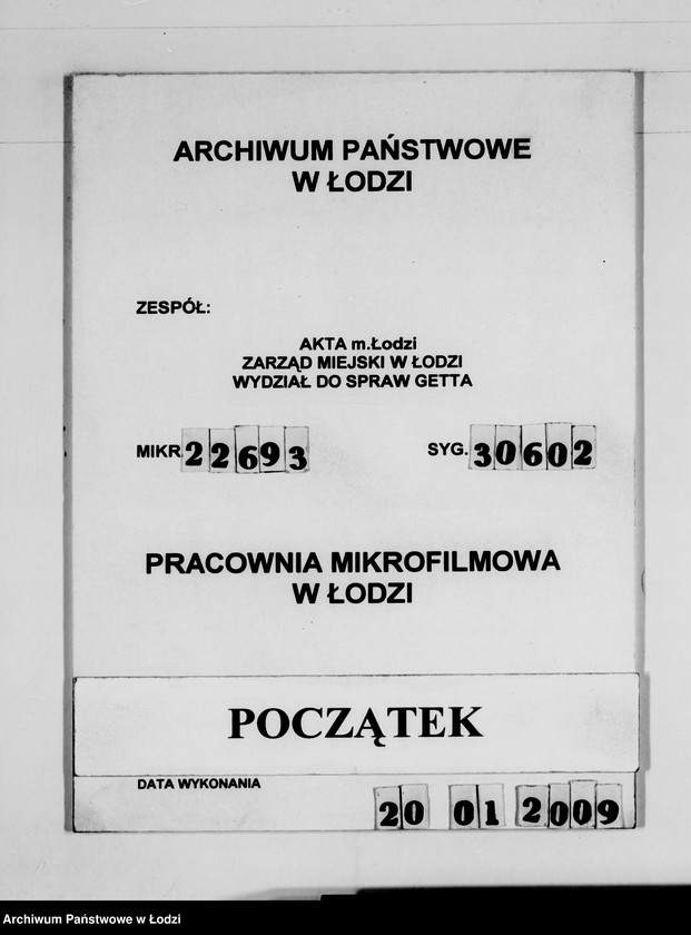 Obraz 1 z jednostki "Judenlieferscheine über ausgelieferte Trennarbeiten"