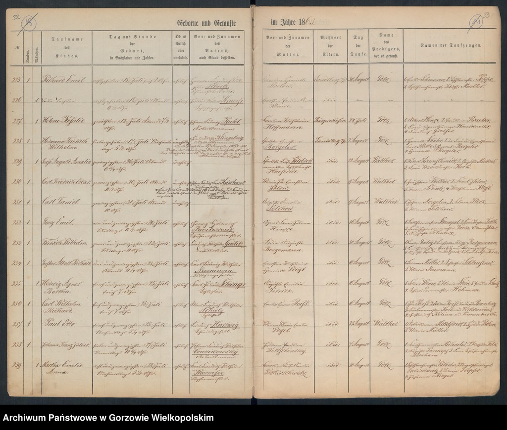 image.from.unit.number "Duplikate der Hauptkirche Landsberg an der Warthe (zawiera także księgi zgonów Konkordien Kirche mit der reformirten und Militair Gemeinde z 1863 r.)"