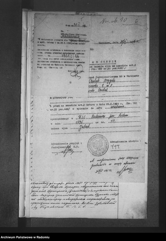 Obraz 9 z jednostki "Księga urodzeń, małżeństw i zgonów 1896 Bukówno"