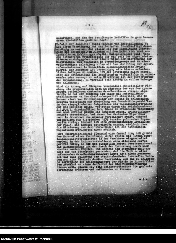 Obraz 18 z jednostki "Zarządzenie w sprawie skutków polskiej reformy rolnej"