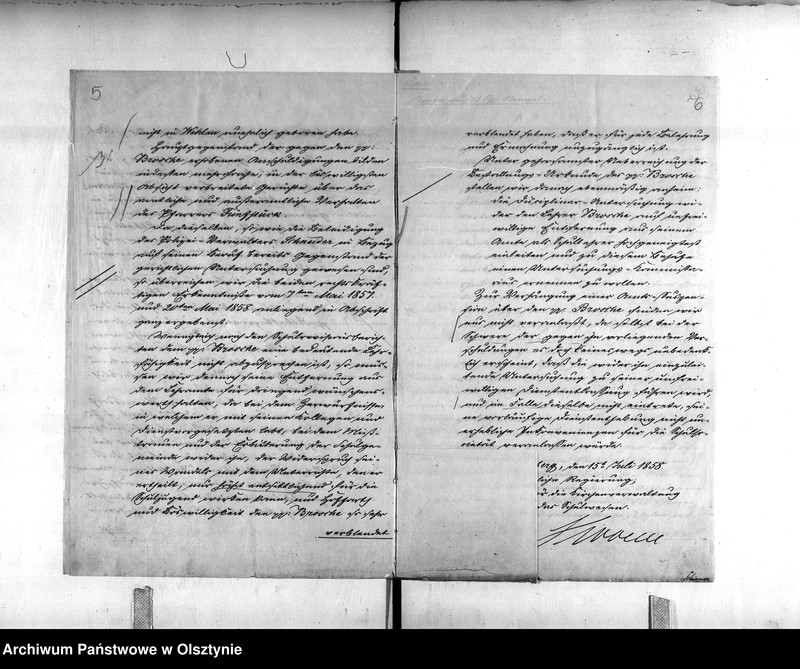 image.from.unit.number "Disziplinar-Untersuchung gegen den Lehrer Brosche [Albert] zu Wandlacken Kreises Gerdauen"