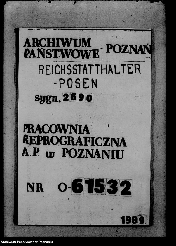 Obraz 12 z jednostki "Korespondencja sztabu gospodarczego przy namiestniku w Kraju Warty"