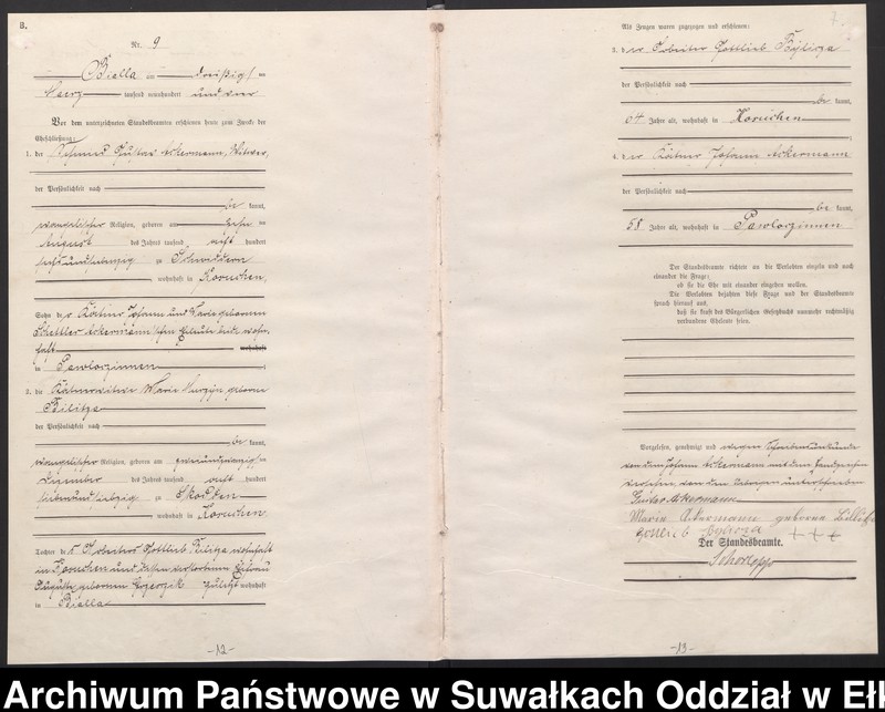 image.from.unit.number "[Heirats-Haupt-Register des Königlichen Preussischen Standes-Amtes Bialla Kreis Johannisburg]"