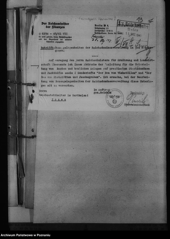 Obraz 17 z jednostki "Staats - Domänen. Allgemeiner Schriftwechsel"