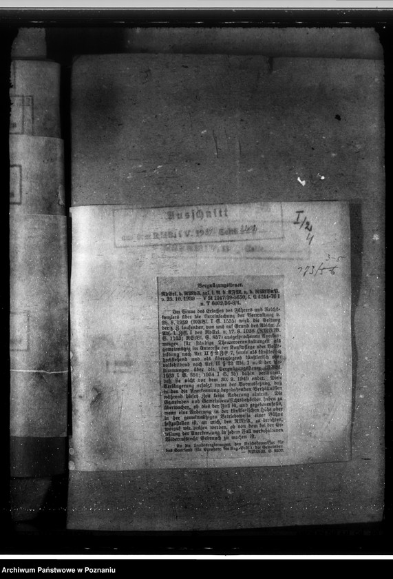 Obraz 7 z jednostki "Steurrechtliche Vorschriften in den Ostgebieten"