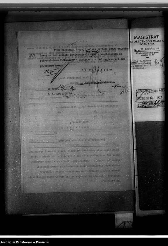 Obraz 15 z jednostki "Zatwierdzenie wytwórni musztardy H. Jarosz Poznań"