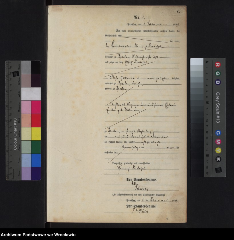 image.from.unit.number "Sterbe-Neben-Register Breslau II 1889 Band 1"