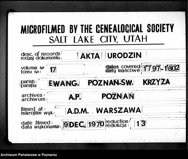 Obraz 1 z jednostki "Taufbuch"