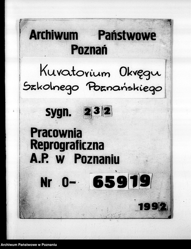 Obraz 1 z jednostki "Prywatna Szkoła Powszechna z niemieckim językiem nauczania w Pakosławiu powiat Rawicz"