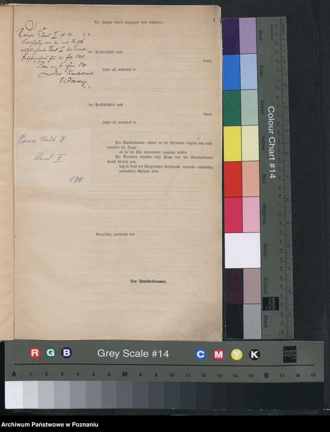 Obraz 3 z jednostki "Księga miejscowa małżeństw tom II [Rejestr główny małżeństw]"