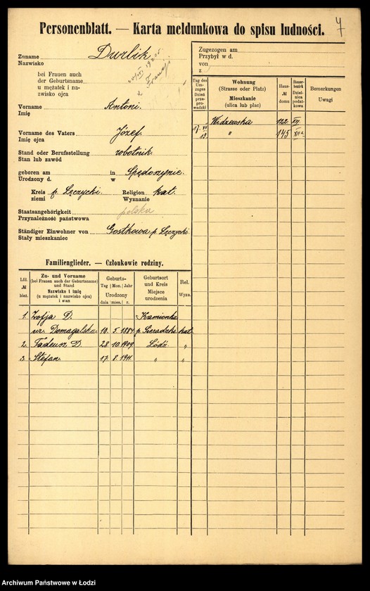 image.from.unit.number "[Spis ludności Łodzi] Durkowska - Dygas"