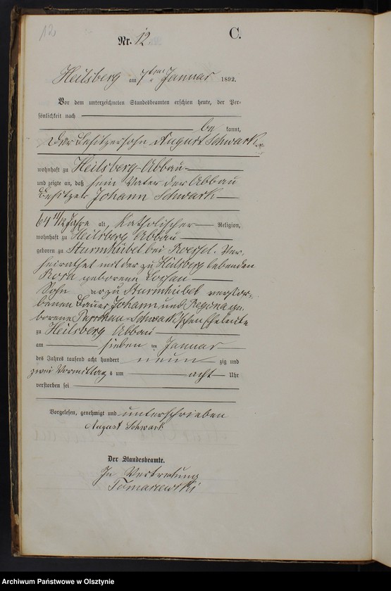 image.from.unit.number "Sterbe-Haupt-Register Nr 1 - 174"