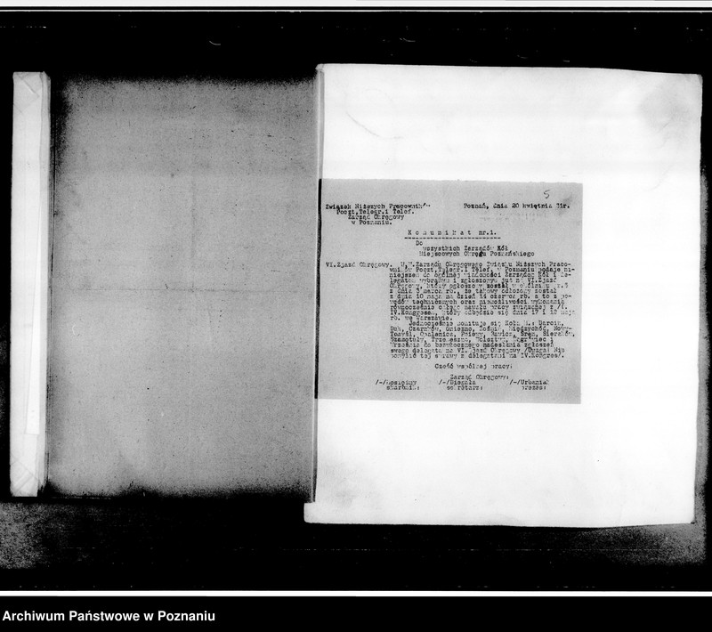 Obraz 8 z jednostki "Okólniki Zarządu Okręgu"