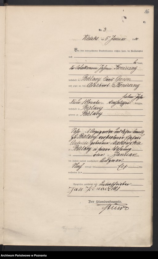 Obraz 19 z jednostki "Sterbe-Hauptregister"