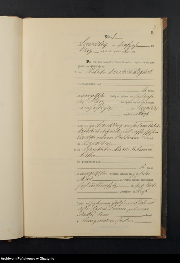 image.from.unit.number "Heiraths-Neben-Register Nr 1 - 19"