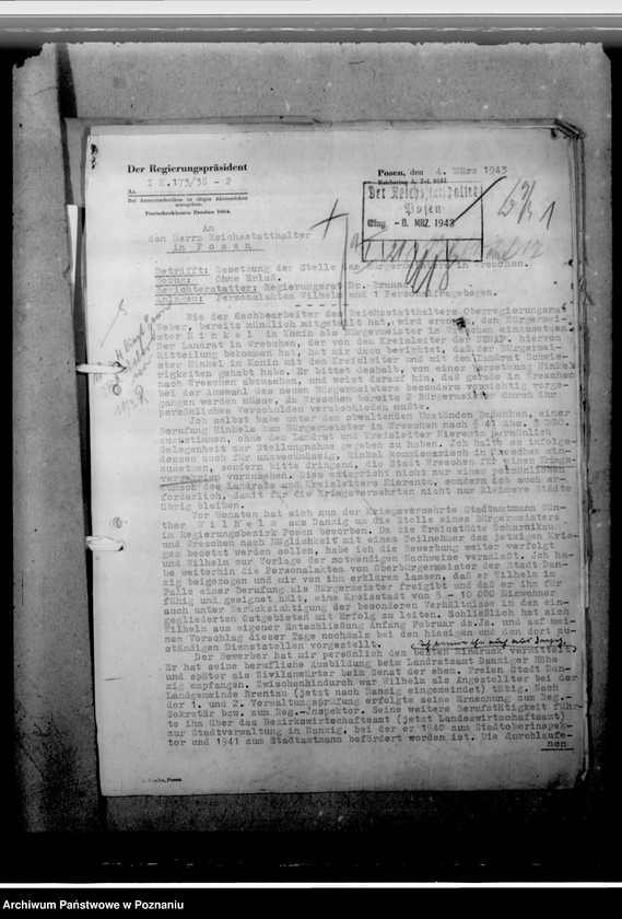 Obraz 5 z jednostki "Wilhelm, Günther - burmistrz we Wrześni"