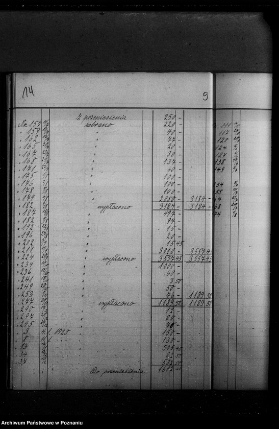 image.from.unit.number "Podziękowania za złożone dary pieniężne na pomnik Wolności w Poznaniu, na Górnoślązaków i na Wojsko Polskie [wycinki prasowe] oraz rozliczenia finansowe."