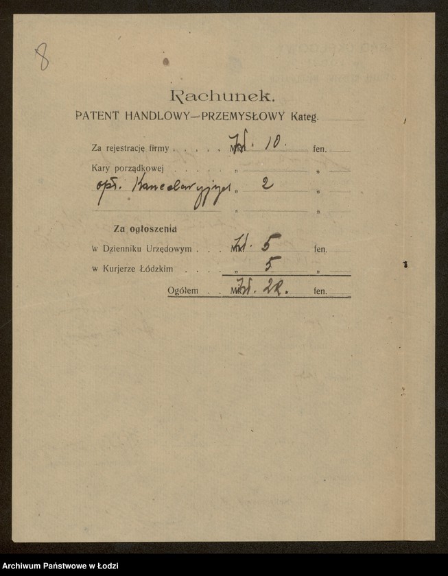 Obraz 10 z jednostki "Abram Wejkselfisz- sprzedaż manufaktury i nici"