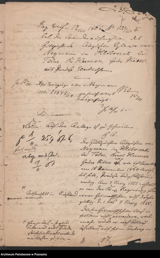 Obraz 10 z jednostki "A. betr. Augustin von Spława - Neyman Gutspächter"