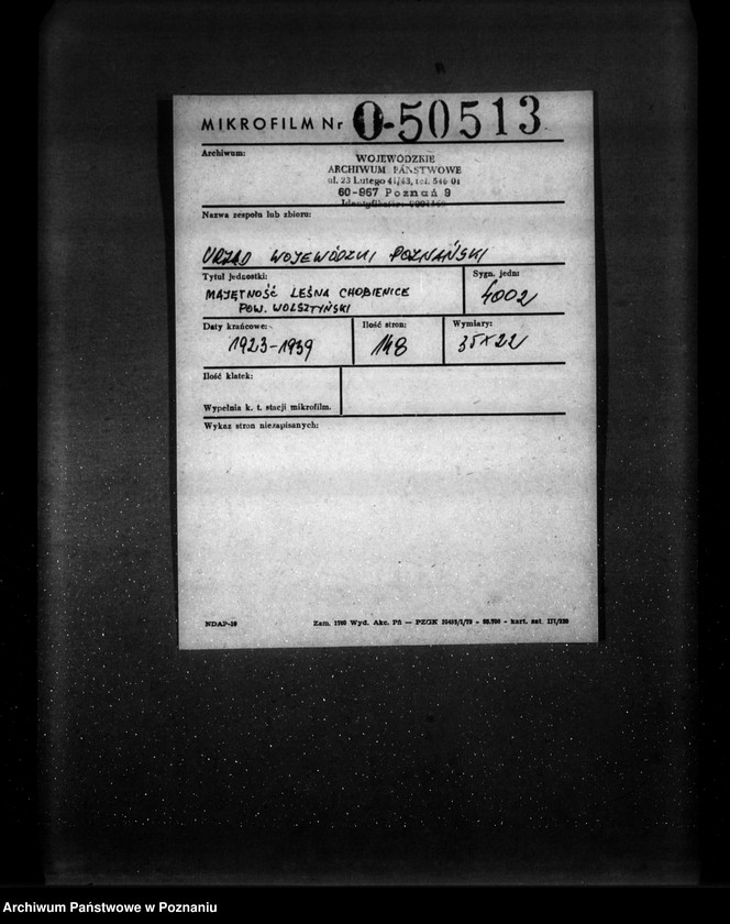 image.from.unit.number "Majętność leśna Chobienice powiat wolsztyński"