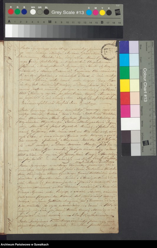 Obraz 3 z jednostki "Akta Zeyscia Stanu Cywilnego Gminy Kaletnickiey, od 1-go Stycznia 1821 do dnia ostatniego Grudnia tegoż Roku"