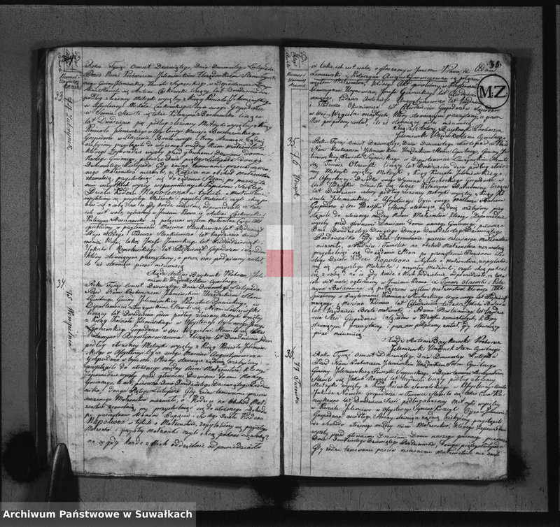 image.from.unit.number "Akta Małżeństwa Gminy Jeleniewskiey Na Rok 1809/10 od 1-o Maja"