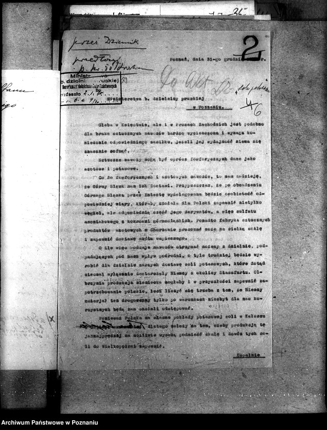 Obraz 10 z jednostki "Sprawy szczegółowo-administracyjne Sztuczne nawozy potasowe"