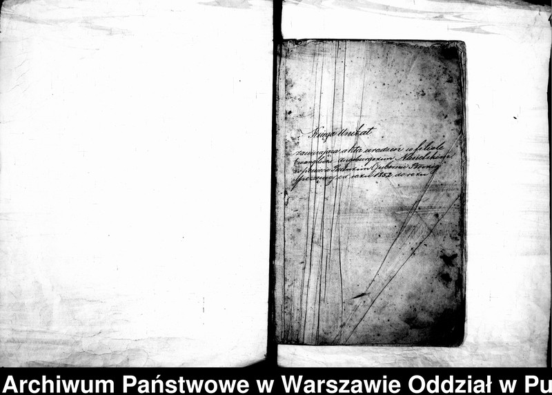 Obraz z zespołu "Akta stanu cywilnego Parafii Ewangelicko-Augsburskiej w Nasielsku"