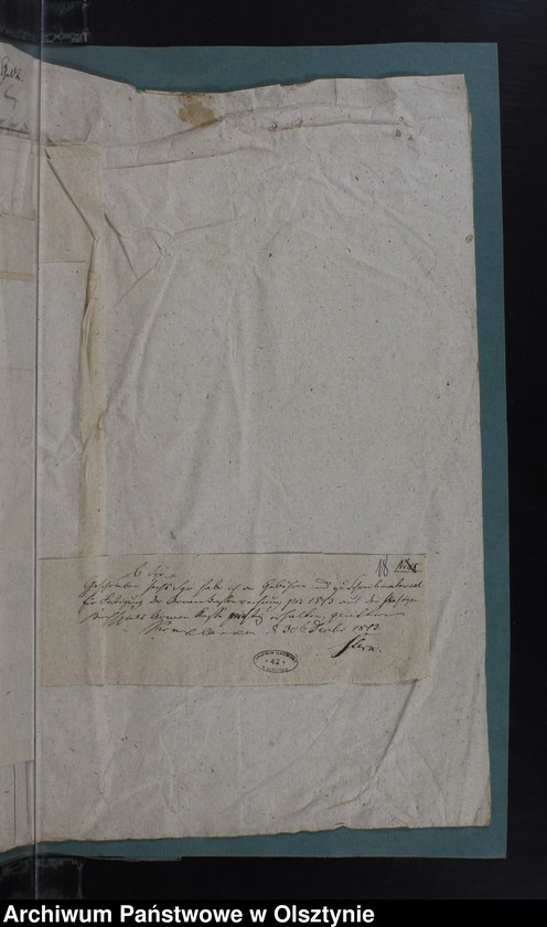 image.from.unit.number "Armen Kassen Rechnung des Kirchspiels Kruklanken"