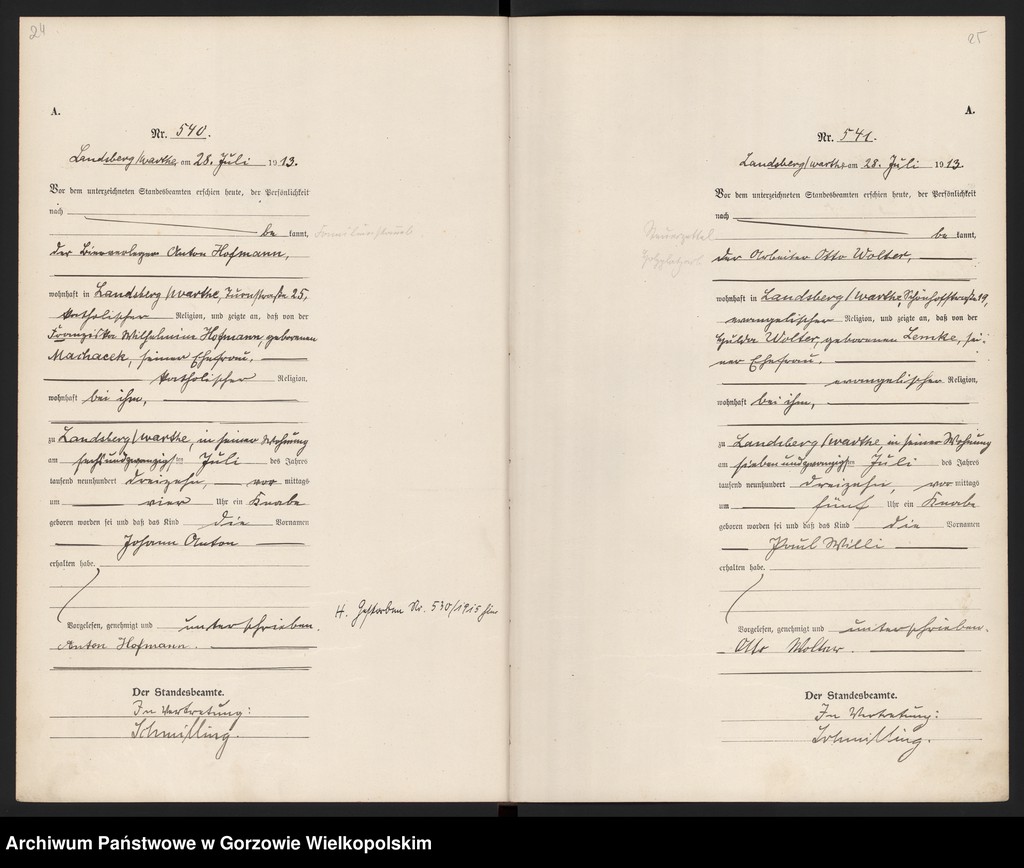 Obraz 15 z jednostki "Geburts Register t. 2 (517-961)"