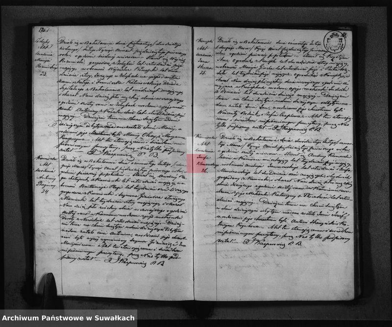 image.from.unit.number "Księga Duplikat służąca do zapisywania Aktów Urodzonych, Zaślubionych i Umarłych na rok 1851 Parafii Bakałarzewskiej"