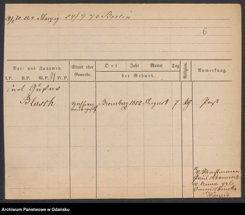 image.from.unit.number "Karty meldunkowe: Blas - Bliesnowski"