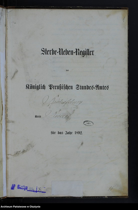 image.from.unit.number "Sterbe-Neben-Register Tom III,Nr 158 - 167"