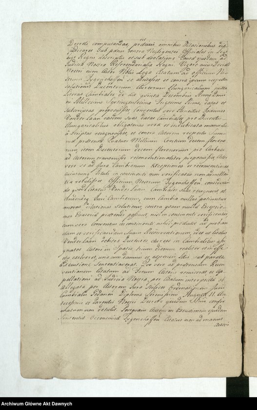 image.from.unit.number ""Acta decretorum Sae Rae Mtis Judicii Referendarialis Regni regnante - - Augusto III rege Poloniae - - Ad Relationem - - Antonii Sebastiani Dembowski, Antonii Łodzia Poniński, Josephi in Załuskie Załuski praepositi Varsaviensis etc. referendariorum. In annis 1735, 36, 38, 39, 40, 43, 44, 45, 46, 47, 48 et 49 emanatorum. Post fata generosi Michaelis Nagrodzki iudicii eiusdem notarii cura et impensis generosi Ioannis Nepomuceni Słomiński Metrices Regni praefecti completa et compactata Varsaviae"."