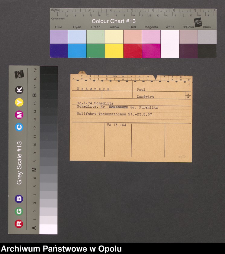 Obraz 3 z jednostki "[Ksienzyk Paul, ur. 10.01.1874 r. Schedlitz]"