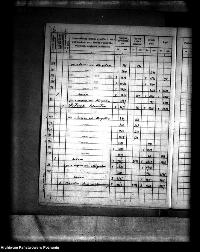 Obraz 10 z jednostki "/Rejestr pomiarowy wsi Morzysław powiatu konińskiego"