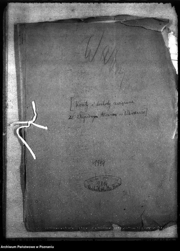 Obraz 4 z jednostki "Koszty i dochody związane ze złupionymi towarami w Warszawie"