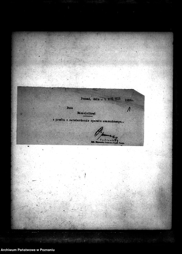 Obraz 5 z jednostki "Operat szacunkowy /parcelowanego majątku/ Charcice i Izdebno powiatu międzychodzkiego"