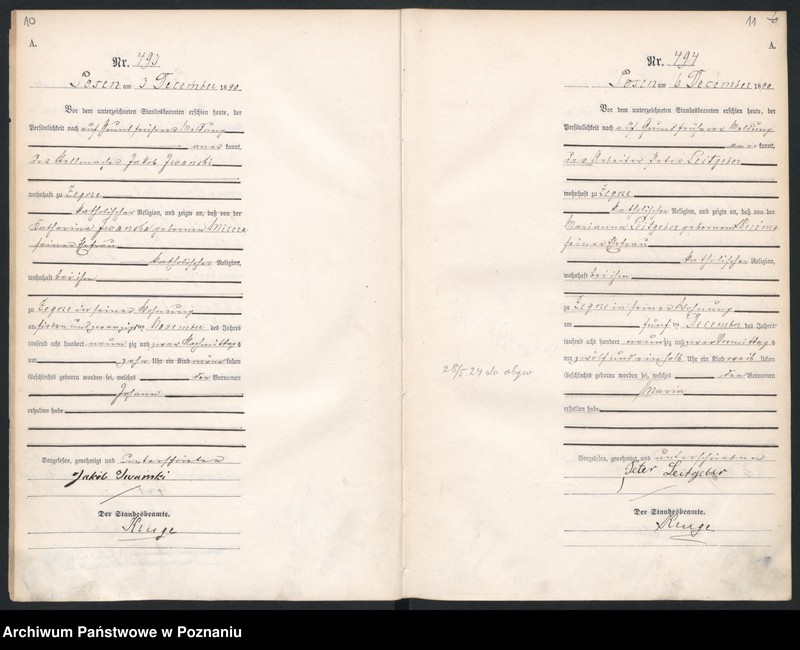 Obraz 9 z jednostki "Księga urodzeń t. II"