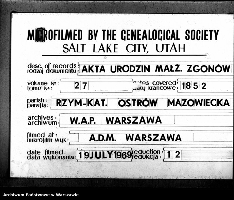 image.from.unit.number "Akta urodzeń, małżeństw i zgonów"