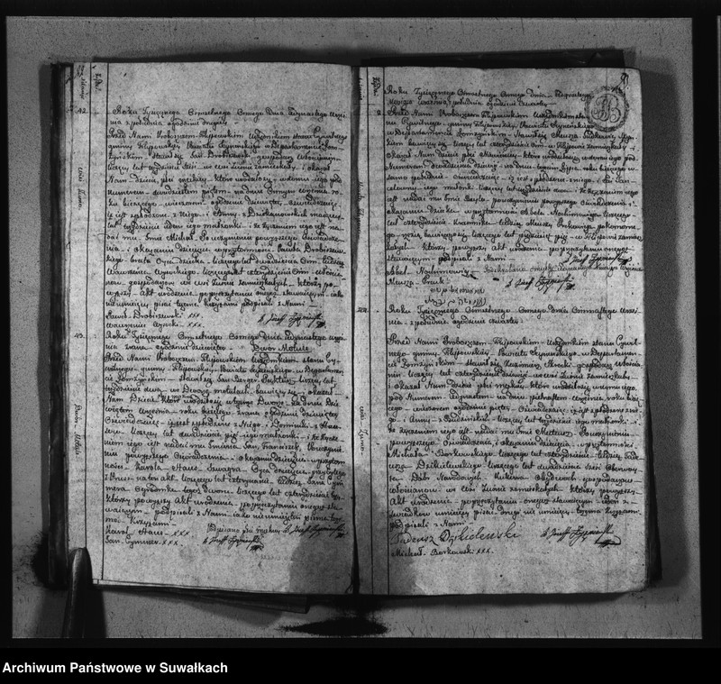 image.from.unit.number "Księgi Aktów Stanu Cywilnego Urodzonych Gminy i Parafij Filipowskiey Powiatu Seynenskiego Departamentu Łomżyńskiego od dnia pierwszego Maja Roku Tysięcznego Osiemsetnego Osmego do ostatniego dnia kwietnia Roku Tysięcznego osiemsetnego dziewiątego."