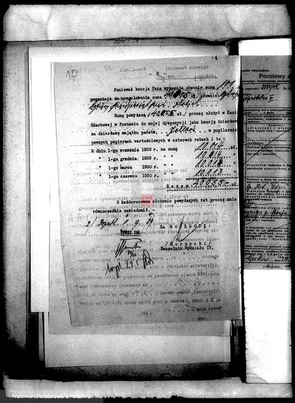 Obraz 14 z jednostki "Kaucja dzierżawna majątku państwowego Żółków"