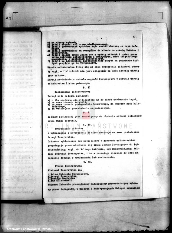 Obraz 17 z jednostki "/Towarzystwo Powstańców Wielkopolskich z 1918/1919 r. w Poznaniu/"