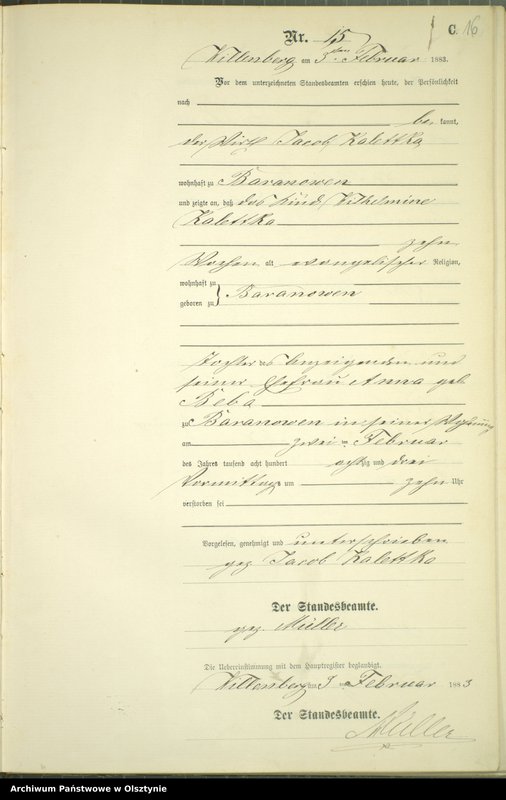 image.from.unit.number "Sterbe-Neben-Register Nr 1 - 161"