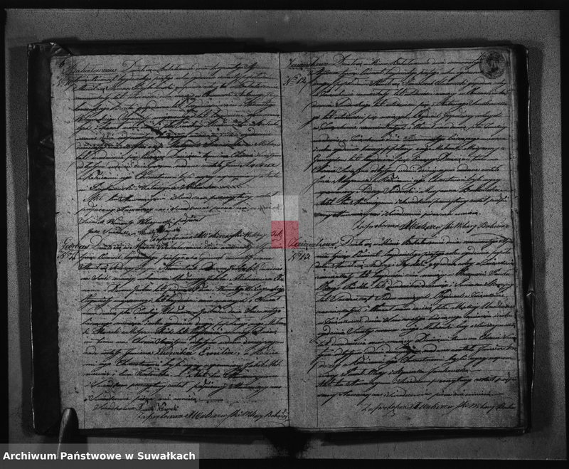Obraz 7 z jednostki "Księga Duplikat Urodzonych Zaślubionych Zmarłych z Roku 1835 Parafij Bakałarzewskiey Przeznaczona do Archiwum Hipotecznego Powiatu Dąbrowskiego"