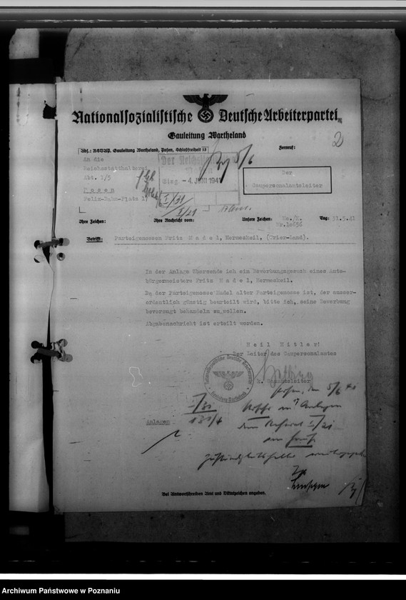 Obraz 7 z jednostki "Bewerbungen um Anstellung im öffentlichen Dienst"