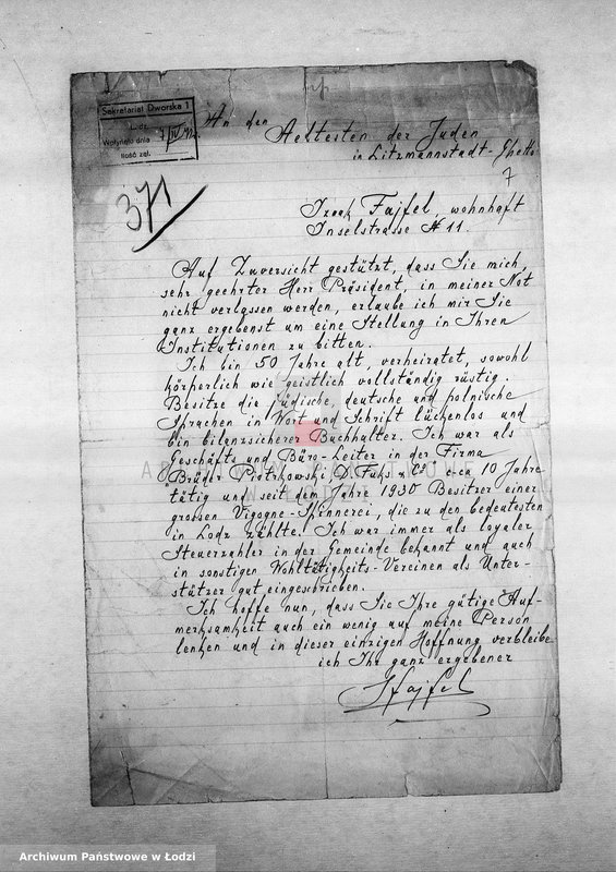 Obraz 10 z jednostki "[Podania o pracę]"