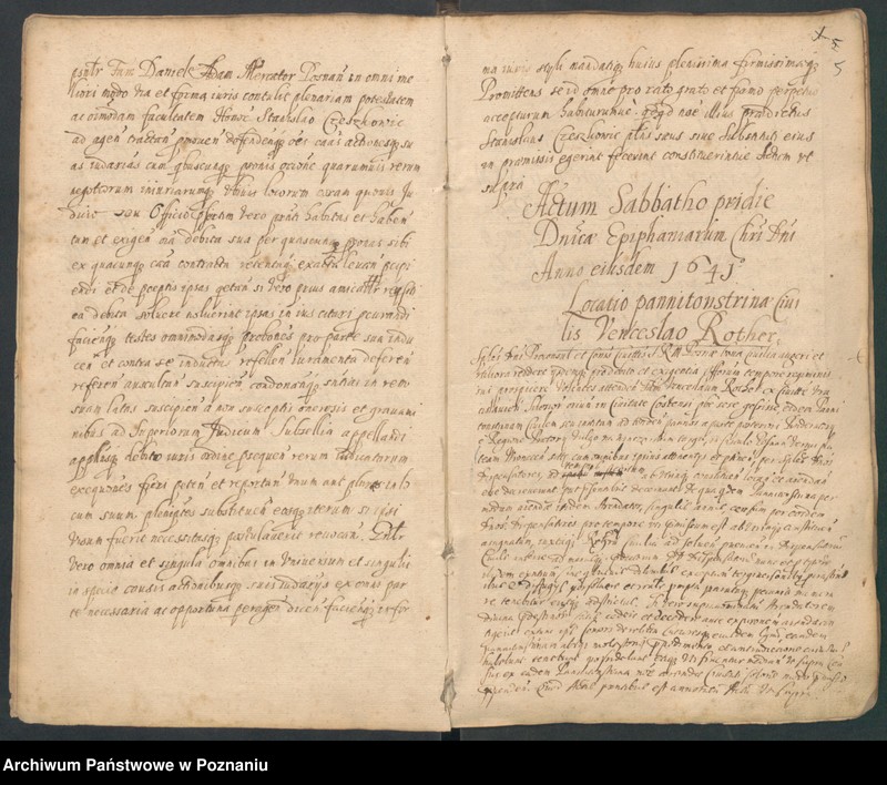 Obraz 9 z jednostki "Protocolon anni 1641actorum officii consularis Posnaniensis."