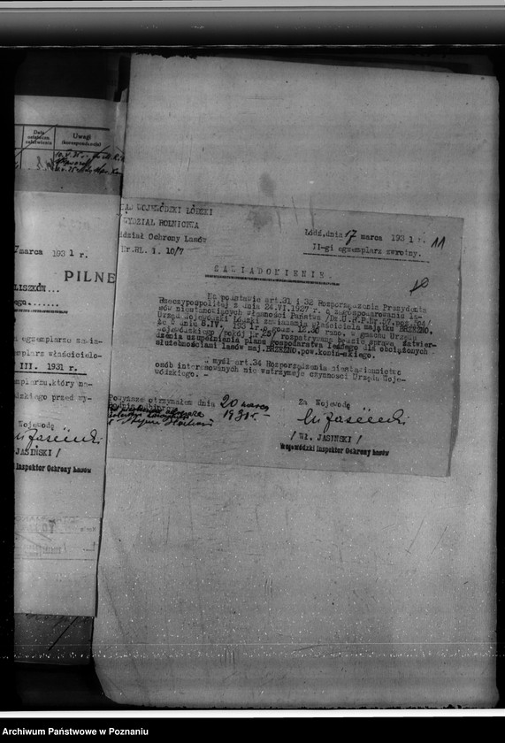 Obraz 15 z jednostki "Lasy majątku Brzeźno powiat koniński"