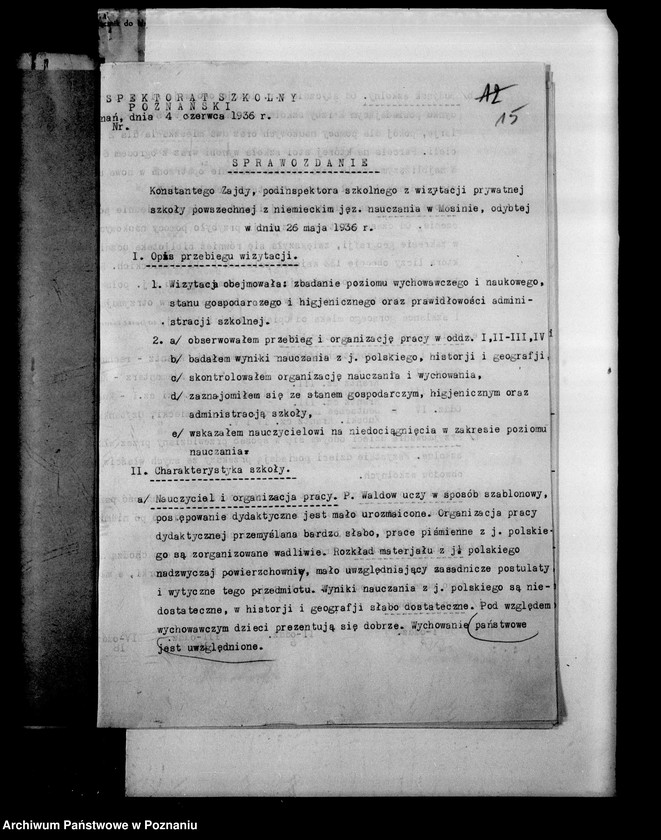 Obraz 19 z jednostki "Prywatna Szkoła Powszechna z niemieckim językiem nauczania Mosina powiat Śrem"